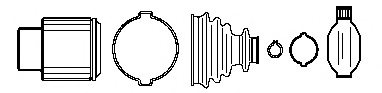 FARCOM 134567 Joint Kit, drive shaft